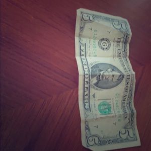 1988  five dollar bill